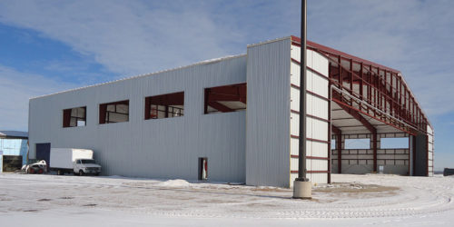 Kimberly Clark Steel Hangar Building | Kirby Building Systems
